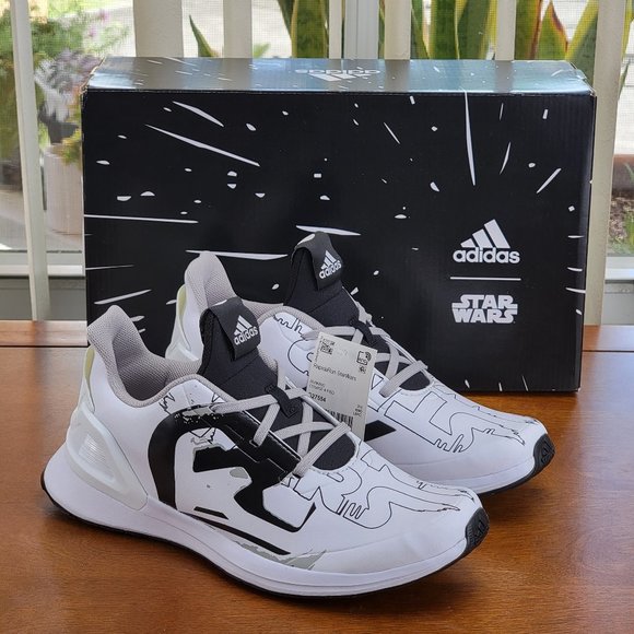 adidas RapidaRun Star Wars Shoes Kids G27554 Cloud White/Core
